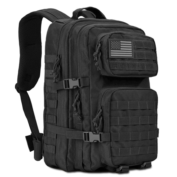 Military Tactical Backpack Men’s Molle 45 Liter with U.S.A Flag Patch