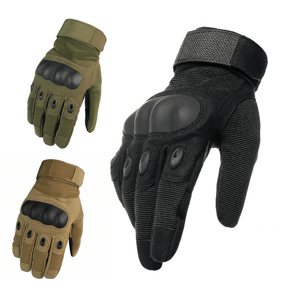 Tactical Gloves Hard Knuckle Outdoors Self Defense